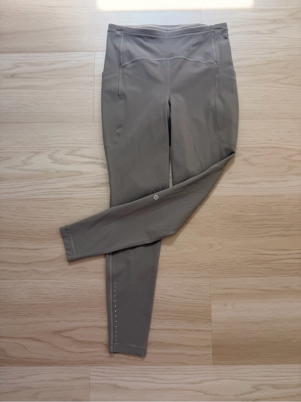 Lululemon Women’s Swift Speed Grey High-Waist Active Leggings Size 8